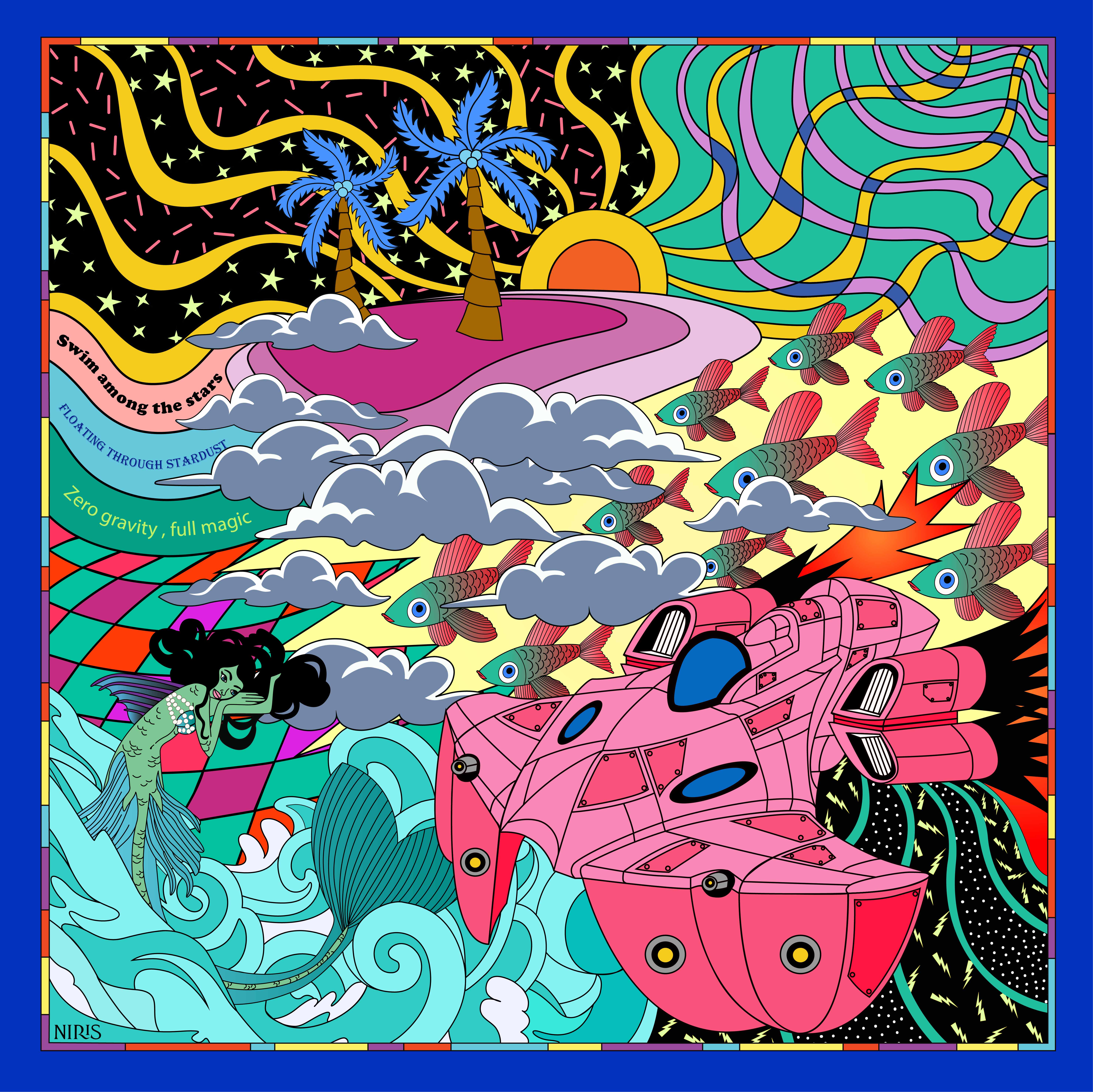 PLANET SIRENA 102 X 102 CM